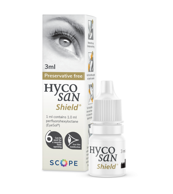 Hycosan Shield Tear film stabilization at Kings Walk Contact Lenses